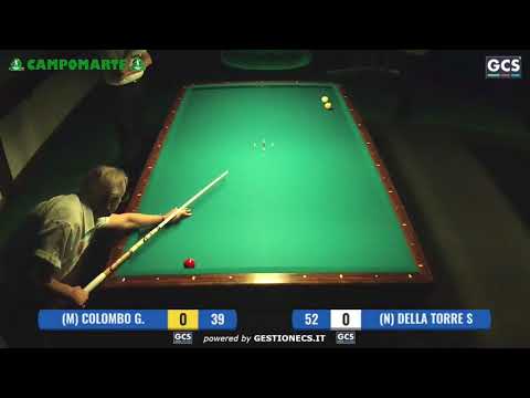 COLOMBO vs DELLA TORRE -   8° D.F. 5°OPEN BILIARDO CAMPOMARTE 2018@TREDICALCIO