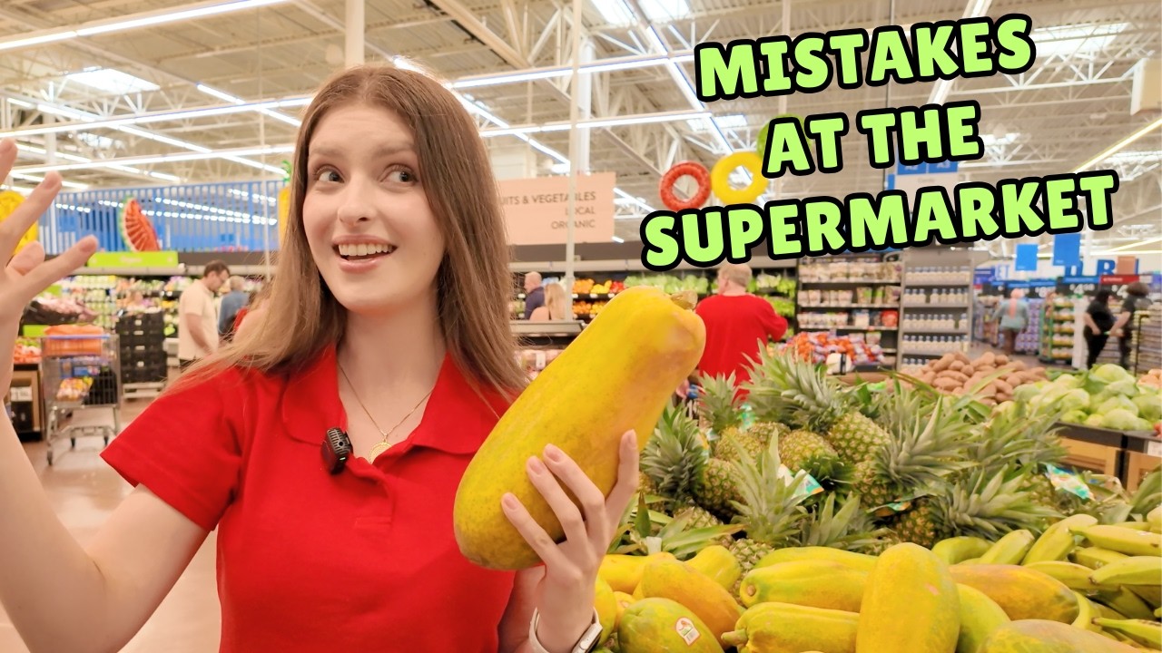 English Mistakes at the Supermarket