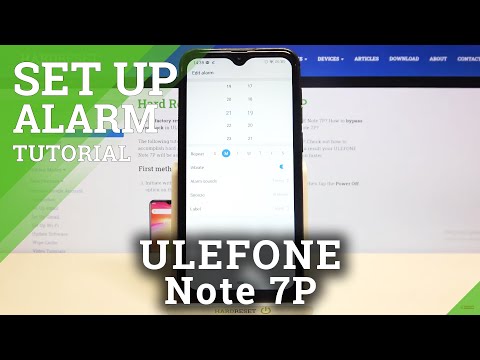 How to Personalize Alarm Clock on ULEFONE Note 7P – Set Up Alarm Clock