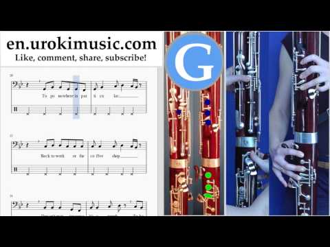 Bassoon lessons Lana Del Rey - Young And In Love Sheet Music Tutorial Part#2 um-hli352