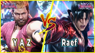 Tekken 8 Y A Z (Paul) vs Raef (Jin) Ranked Match High Tier Game 4K HD