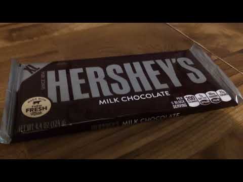 XL Hershey's Bar Unwrapping