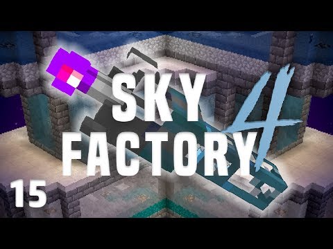 SkyFactory 4 Ep. 15 Integrated Dynamics Piping + AE2 Wireless Terminal