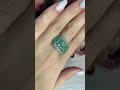 Серебряное кольцо с изумрудом 3.745ct