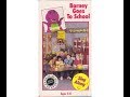 Barney Goes To School 1991 1992 VHS Full In HD
