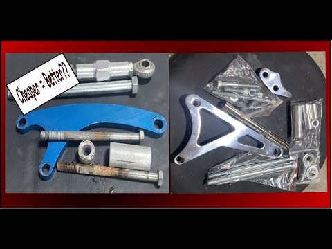 Replacing 351W Moroso 63810 alternator bracket with cheapest SBF option on the internet.