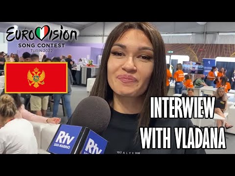 Eurovision 2022 - Interview with Vladana (Montenegro)