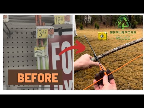 How to Make a Survival Bow and Arrow in 10 Minutes for under $10