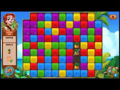 Lost Island Blast Adventure Level 62 - NO BOOSTERS 🏝️ | SKILLGAMING ✔️