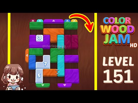 Color Wood Jam Level 151 Solution Walkthrough