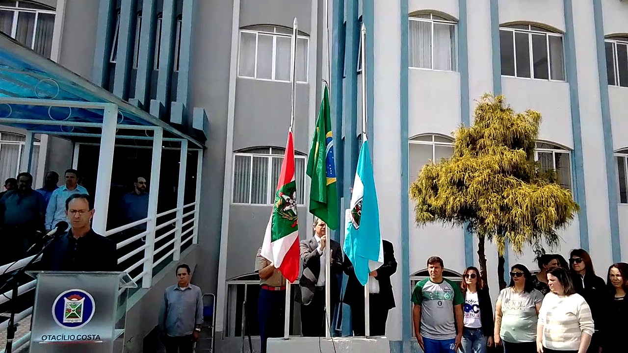 Hasteamento das Bandeiras - Semana da Pátria em Otacílio Costa