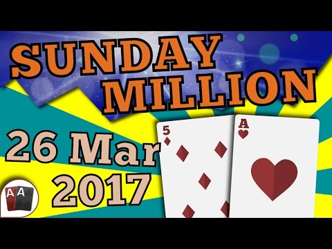 [26 March 2017] PokerStars SUNDAY MILLION Final Table Replay (Cards-Up) | Series Player