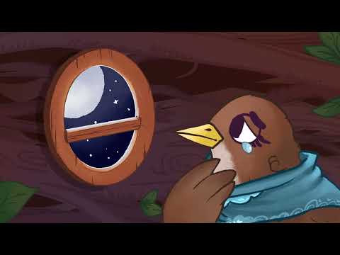 SPÓŹNIONY SŁOWIK 🐦wiersz dla dzieci czyta: IRENA KWIATKOWSKA