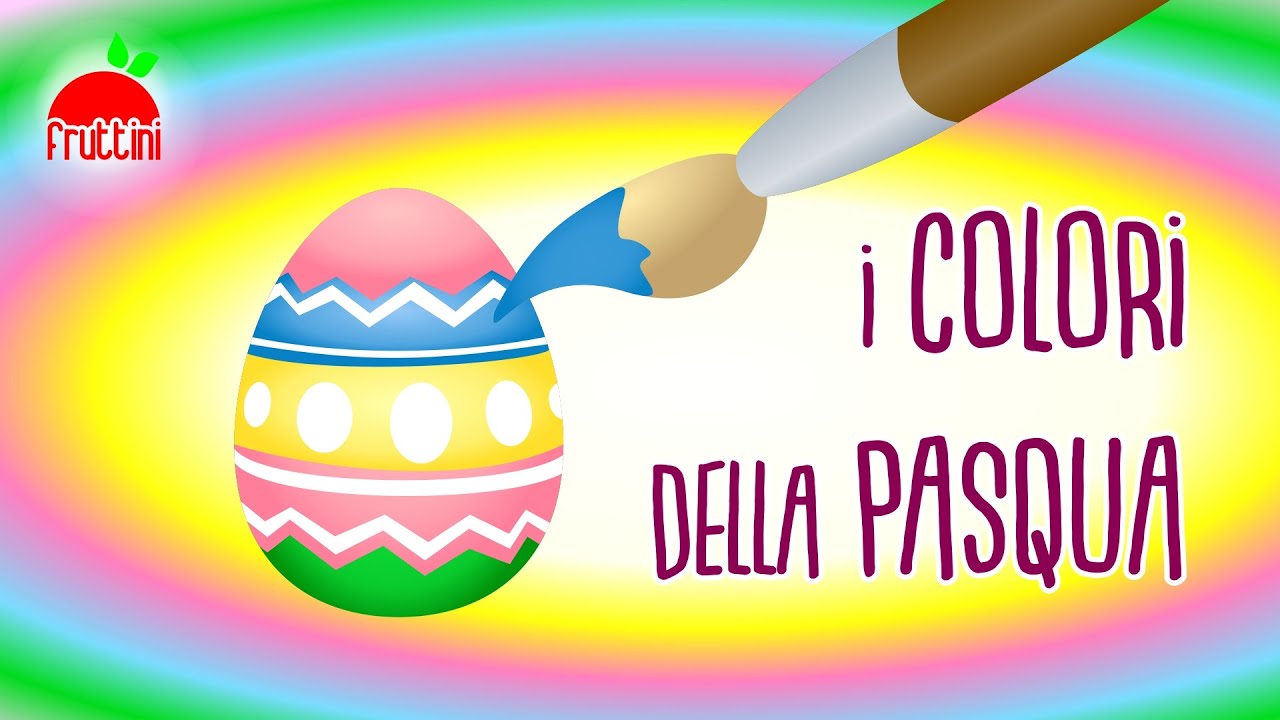 I COLORI DELLA PASQUA | Poesia sulla Pasqua per bambini | Buona Pasqua-cartolina animata by Fruttini