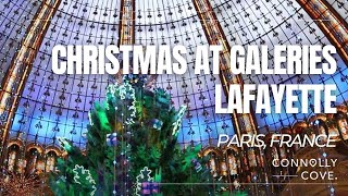 Christmas at Galeries Lafayette | Paris at Christmas | Paris | Paris France | Christmas in France