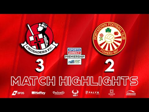 Crusaders 3 - 2 Portadown | Sports Direct Premiership | 25/01/24