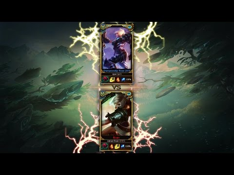 Adrian Riven vs. Viper (1v1) The Two Best Rivens in NA 1v1 - League of Legends