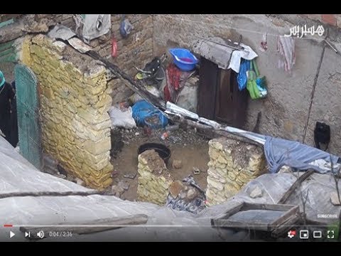 انهيار منزل قصديري بمدينة وزان والأسرة تعاني التشرد