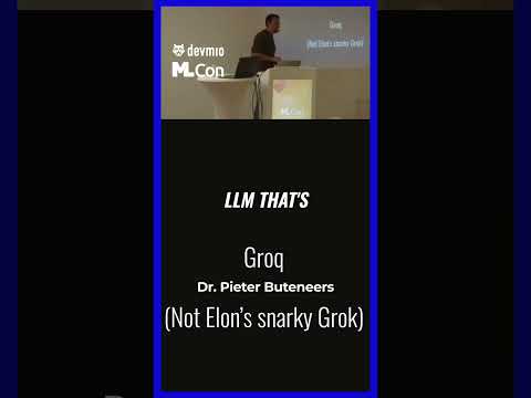 Groq vs. Grok – What’s the Difference? | MLcon New York