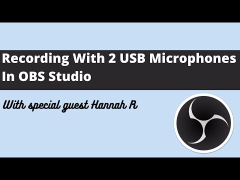 How To Use 2 USB Microphones On OBS Studio