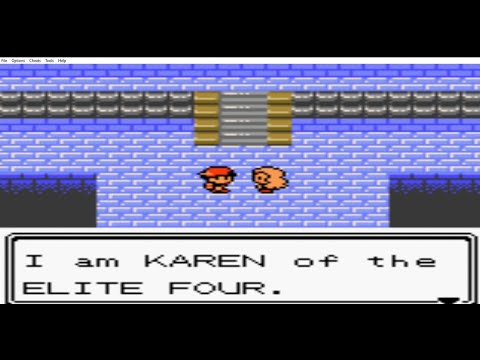Pokemon Crystal Part 28 Elite Four Bruno And Karen