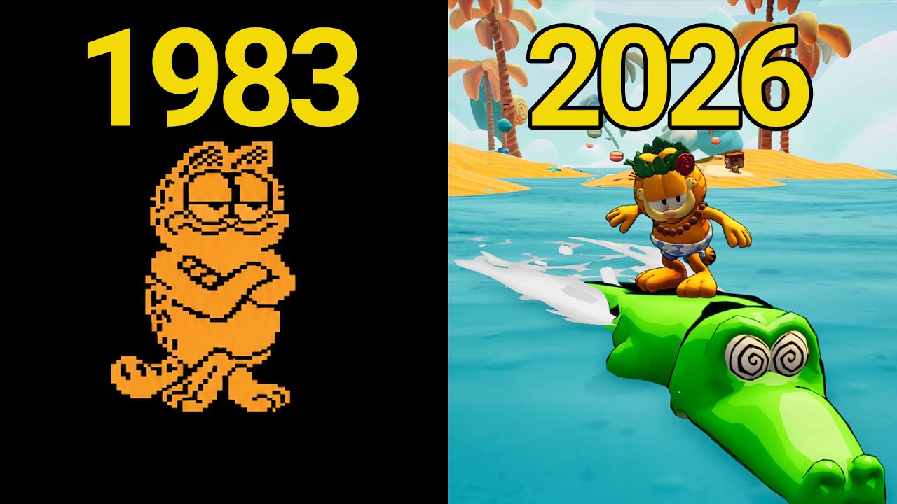 Evolution of Garfield Games (1983-2026)