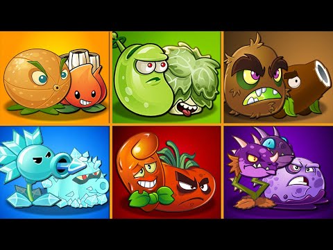 Plants Vs Zombies 2 | Team RANDOM Plants Power-Up! vs Deep Sea Gargantuar (PVZ2)