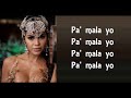 PA MALA YO Letra NATTI NATASHA