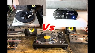 Video thumbnail for Audio Technica AT-LP120XUSB build in preamp vs Art DJPREII vs Unitra Bernard, test, comparison by To i Owo