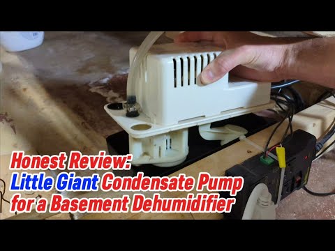 Little Giant Dehumidifier Condensate Pump Review VCMA-15ULS