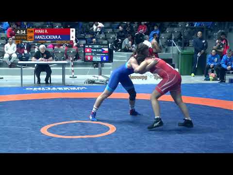 1/8 WW - 68 kg: R. AYARI (TUN) v. A. HANZLICKOVA (CZE)