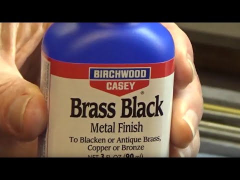 "Brass Black" By Birchwood Casey To Blacken Brass &...
