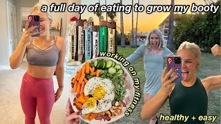 WHAT I EAT TO GROW MY GLUTES + NOURISH MY BODY *while also having fun and enjoying my life* (fdoe)