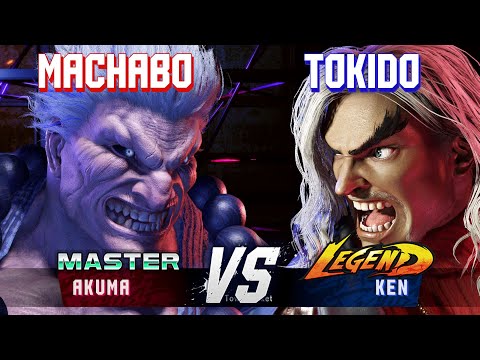 SF6 ▰ MACHABO (Akuma) vs TOKIDO (Ken) ▰ High Level Gameplay