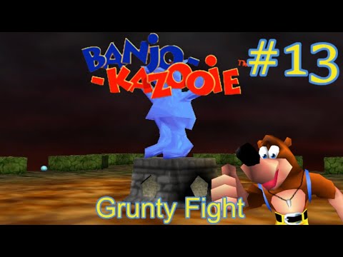 Banjo Kazooie 100% Walkthrough - Part 13 - Grunty Fight