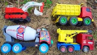 Large Concrete Mixer Trucks Pouring Concrete on Roads, Trains, Wobbling Trucks, Telolet Buses, Cr...