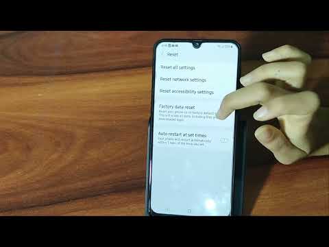 How to factory reset in Samsung M12 mobile   phone reset kaise kare