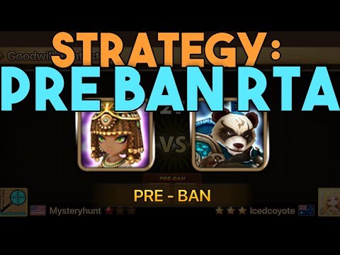 PRE BAN Special League RTA Strategy in SUMMONERS WAR World Arena