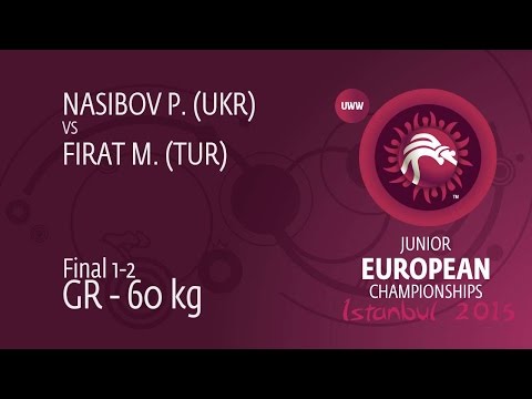 GOLD GR - 60 kg: M. FIRAT (TUR) df. P. NASIBOV (UKR), 6-2