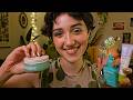 ASMR Spa Day Green Themed Pampering Layered Sounds Whispered Rp Personal Attention Tingly