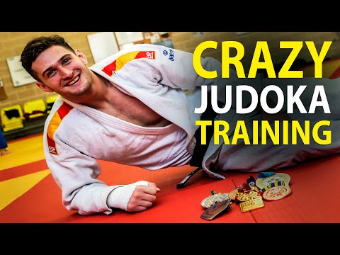Crazy Judo Training of Powerful Georgian Judoka Niko Sherazadishvili