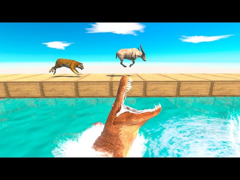 Who Can Cross the Bridge and Save Kong? - Animal Revolt Battle Simulator