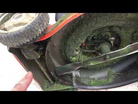 How to fix a self propelled lawn mower control cable