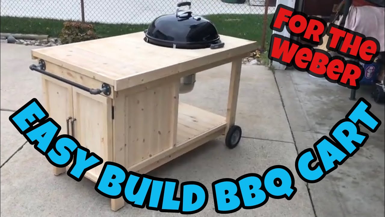How To Build a BBQ Cart for a 22 Weber Kettle.