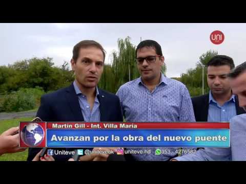 Avanzan con la obra del nuevo puente.