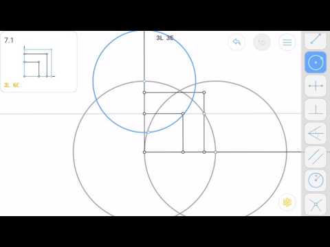 Euclidea 7.1 (Eta 1) Solution walkthrough