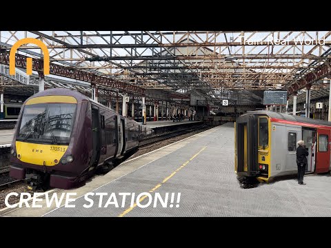 Crewe Station, it even has Welsh trains running!