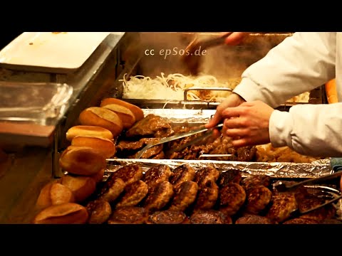 Traditional German Street Food.