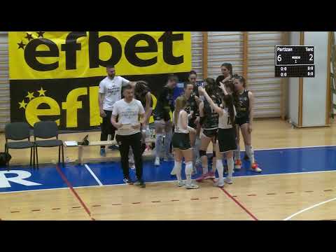 ŽENSKA ODBOJKA: Partizan - Tent 2:3 | 1/4 finale Superlige (29.03.2024.)