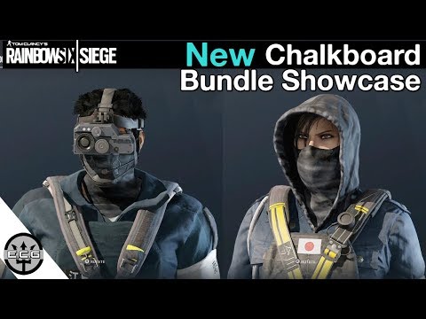 Echo & Hibana Chalkboard Customization Showcase - Rainbow Six Siege